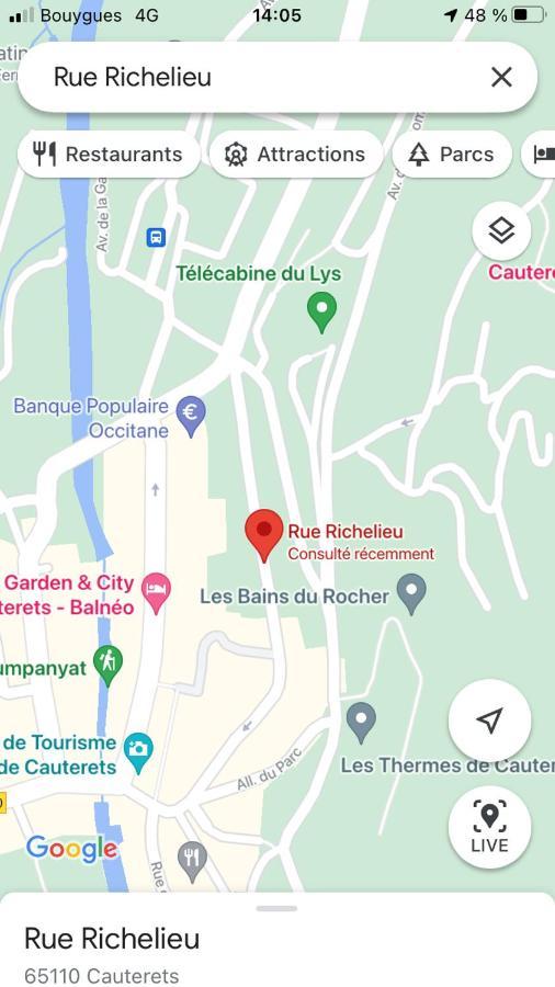 Appart 6 pers rénové en plein cœur de Cauterets Exterior foto